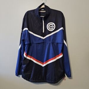 Blue and Black Cubs Windbreaker